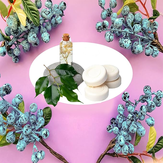 Rose Ice Cube Mold & Soap Silicone Molds - 12-hole Round for Bath Bombs (2 Pack)