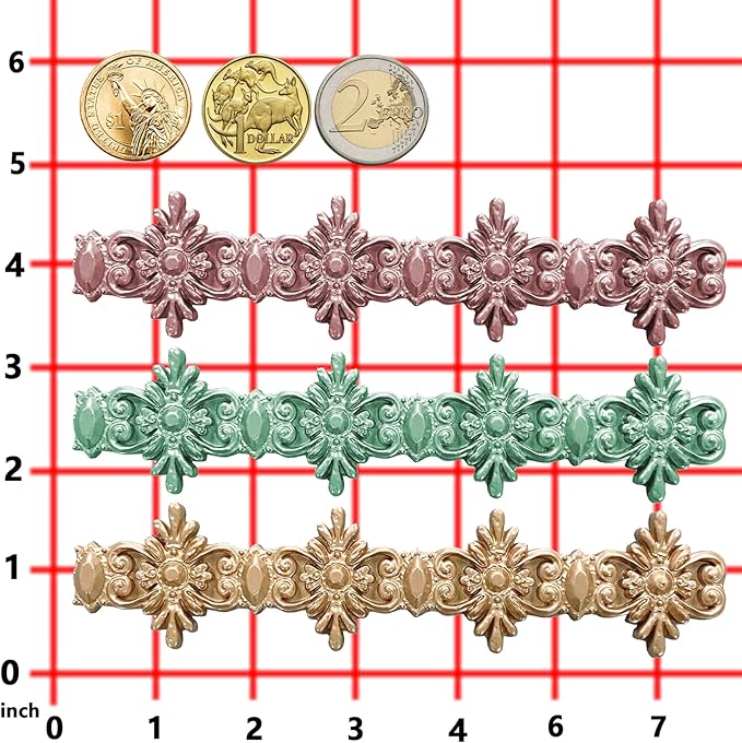 Border Mold for Polyclay Air Dry Clay Plaster
