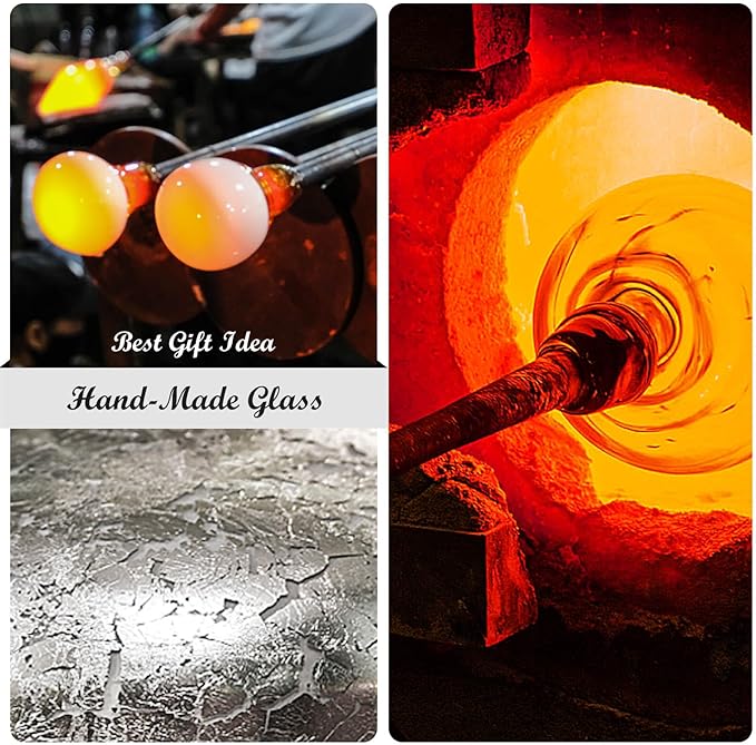 Porseme 500ml Essential Oil Diffuser Silver Plated Glass Aromatherapy Ultrasonic Humidifier - Auto Shut-Off, Timer Setting, BPA Free for Home Hotel Yoga SPA Gift