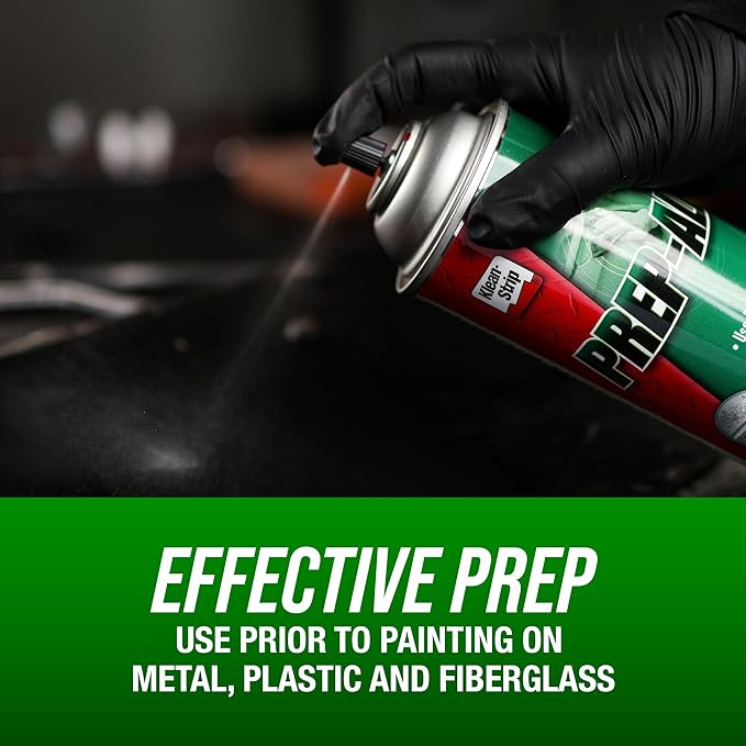 KLEAN-STRIP Prep-All Wax and Grease Remover, Fast-Acting Degreaser, Effective on Metal, Plastic, Fiberglass, Automotive DIY, 13.5 Ounce Aerosol