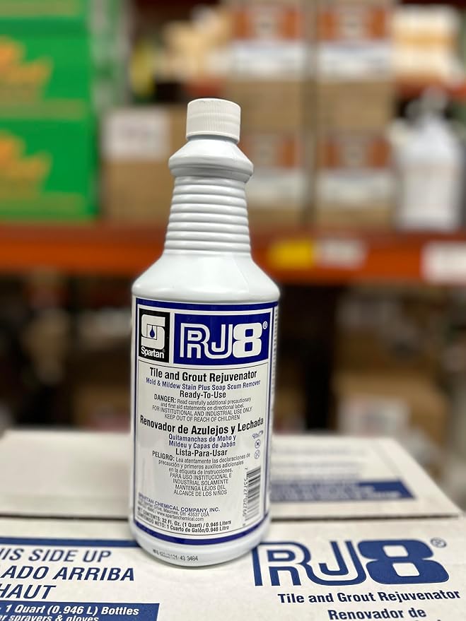 SPARTAN RJ8 Bathroom Cleaner 32oz Bottle Case of 12