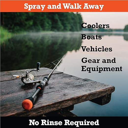 SNiPER II Disinfectant Cleanser and Odor Eliminator, Cleaner for Outdoor Disinfecting Purposes, Use for Hunting, Fishing, and Camping, Made in the USA, 16 Ounce Spray Bottle, 2-Pack