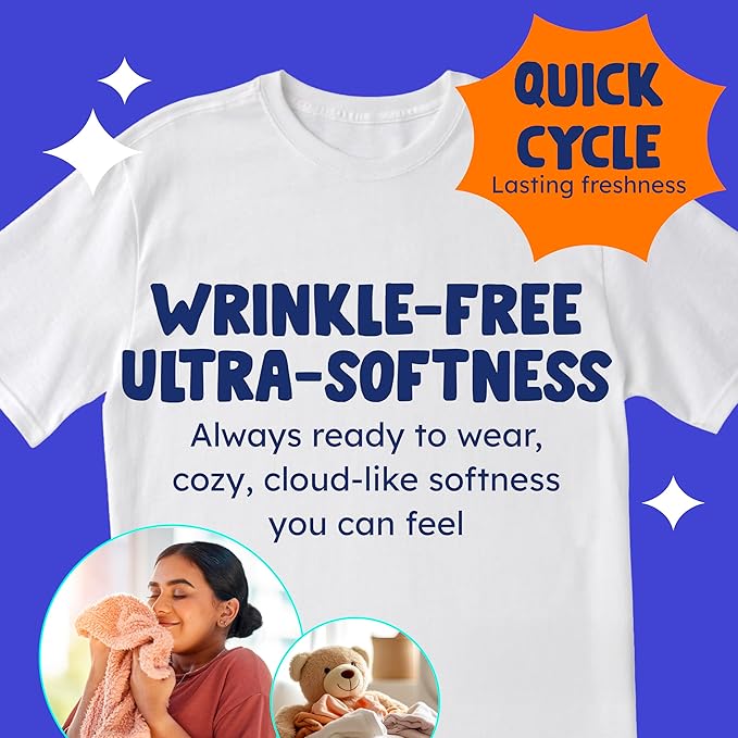 Originally Yellow Plant Based Fabric Softener | Fragrance & Dye-Free Laundry Softener Helps Remove Static & Wrinkles | High-Efficiency, Ultra-Concentrated Liquid Fabric Softener | 32 Oz