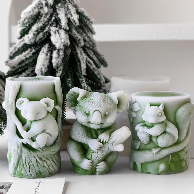 Animal Molds Animal Resin Mold - Resin Casting Silicone Molds for Home Decor & Candle Making Wave Spiral Mold