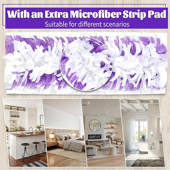 20 Pack Disposable Mop Pads Compatible with Swiffer Power Mop Pads Replacement for Swiffer Power Mop Refills, Multi-Surface Mopping Pad Refills, Wet Pads Refill for Floor Cleaning