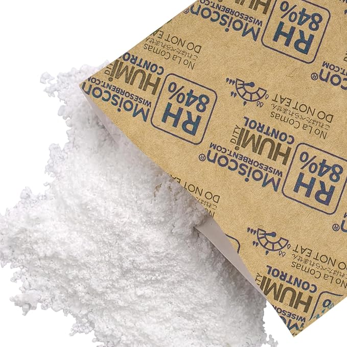 84% Two-Way Humidity Control Packs for Storing 1 lb – Size 60 – 25 Pack – Seasoning Packets Moisture Control Packets Individually Wrapped, Humidifier Packs for Season Wood Humidifier Boxes