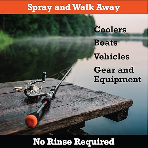 SNiPER II Disinfectant Cleanser and Odor Eliminator, Cleaner for Outdoor Disinfecting Purposes, Use for Hunting, Fishing, and Camping, Made in the USA, 8 Ounce Spray Bottle