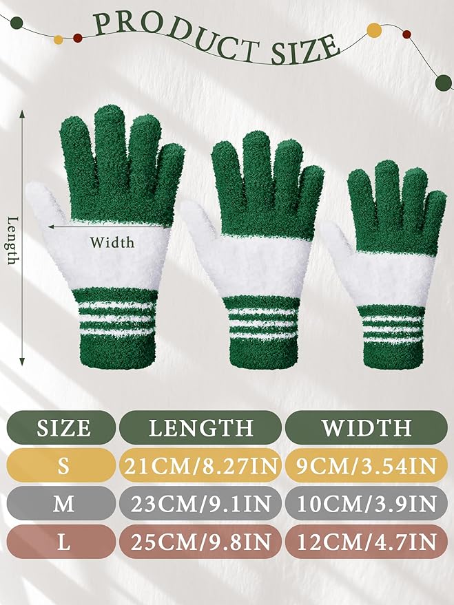 Patelai 3 Pairs Microfiber Plant Dusting Gloves Leaf Cleaning Gloves for Indoor Plants, Blinds, Furniture, House(Large,Red, Green, Yellow)