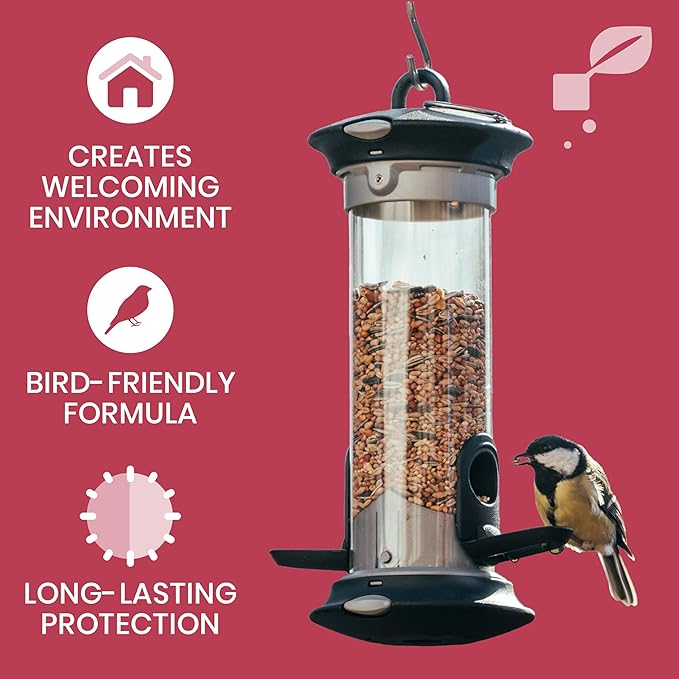 Clean Republic Good Salt Pet Bird Feeder & Bird House Protectant, Natural Bird-Friendly Spray Formula, Made in the USA, 32 Ounce Bottle