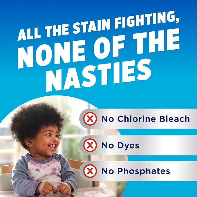 OxiClean Max Force Laundry Stain Remover Spray, Newborn & Baby Essentials, Stain Treater, 12 fl oz, 3-Pack