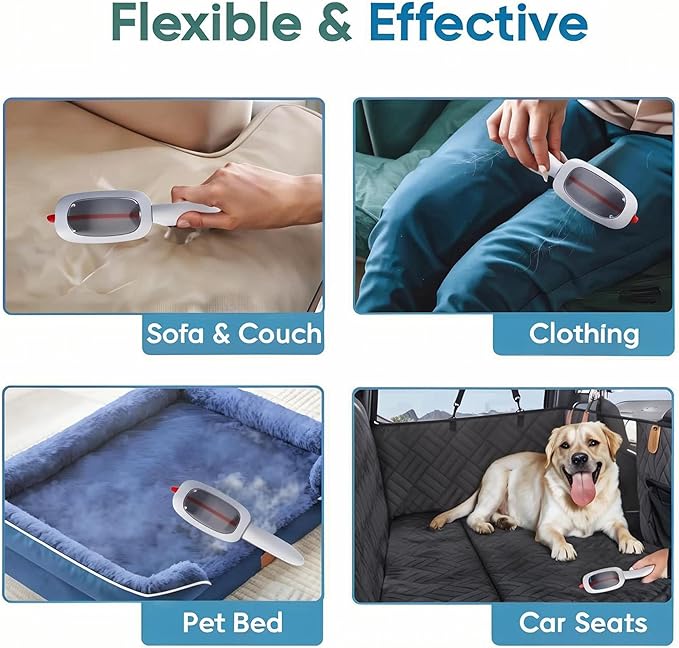 Lint and pet Hair Remover,Pet Hair Removal Glove,Clothe Hair Remover Roller,Reusable Lint Roller for Clothes,Pet Hair Remover for Clothes, Lint Brushes for Clothes(Blue)