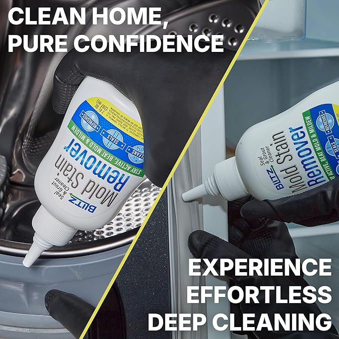 Heavy Duty Gel Cleaner – Thick Gel Formula for Bathrooms, Showers, Washing Machines, Grime, Grunk and Tiles – Targets Tough Stains and Odors – No Harsh Scrubbing Required – Easy to Apply