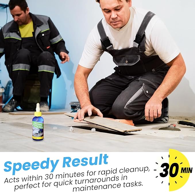 Silicone Buster Remover – 110ml Silicone & Caulk Residue Cleaner with Precision Nozzle – Fast-Acting Gel, Surface-Safe Formula for Post-Scraping Cleanup, Easy to Use