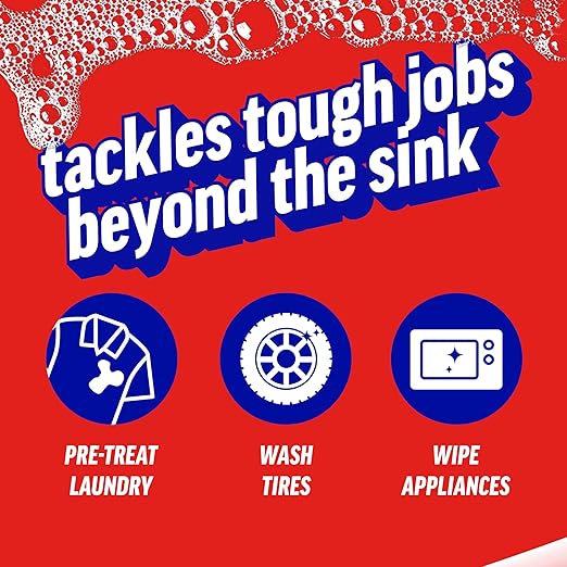 Ajax Ultra Professional Antibacterial Pot & Pan Dish Soap, Orange Scent, 145 fl. oz. (1.13 gal.), 4/Pack (61034313CT)