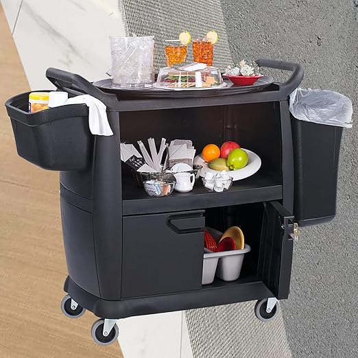 4-Inch Swivel Stem Caster for Rubbermaid Mop Bucket Utility Cart, 7/16-Inch Stem Diameter Rubber Wheel Set of 4, Heavy Duty TPR Weber Grills Shop Vac Replacement Wheels