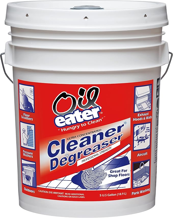 Oil Eater AOD5G35438 Original 5 Gallon Cleaner/Degreaser, light yellow, 640 Fl Oz (Pack of 1)