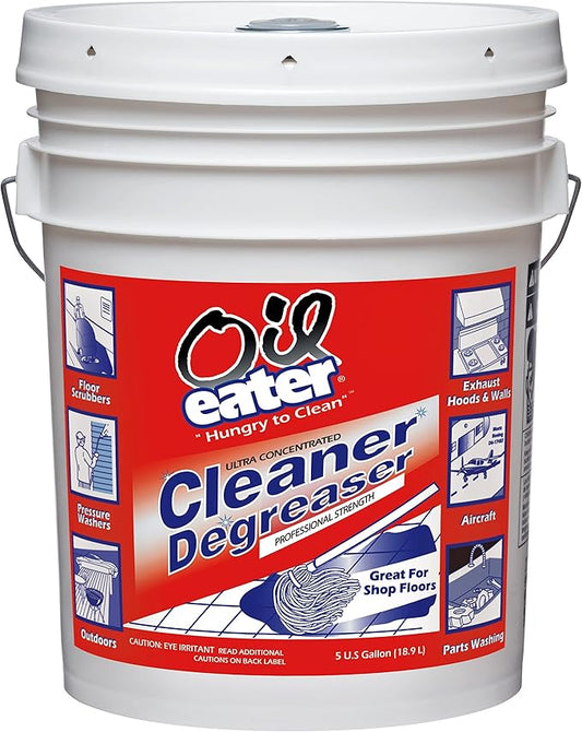 Oil Eater AOD5G35438 Original 5 Gallon Cleaner/Degreaser, light yellow, 640 Fl Oz (Pack of 1)