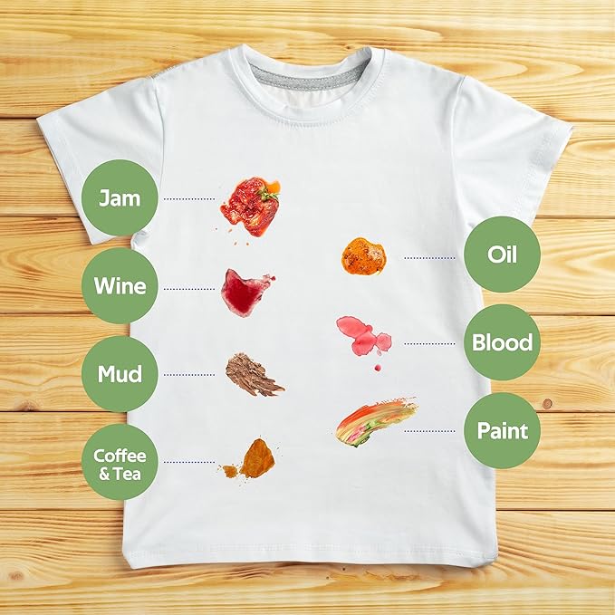 Laundry Stain Brush, Laundry Brush for Stains on Clothes, Dorm Room Essentials for College Students, Natural Boar Bristle Cleaning Brush, Fabrics Cleaning Brush for Clothes Without Damage