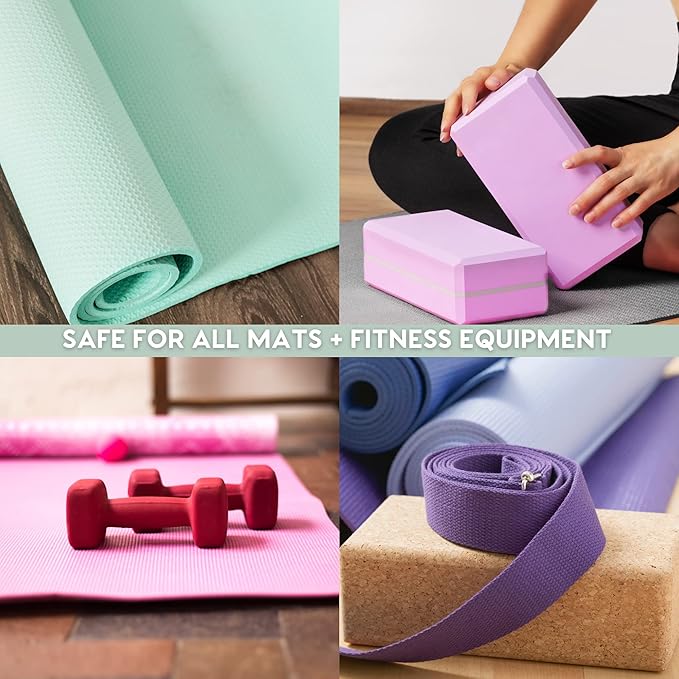 MOXE Yoga Mat Cleaner, Green America Certified, Rosemary and Lemon Essential Oils, Safe for All Mats and Exercise Equipment, 4 Oz (1 Pack)