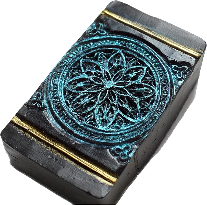 Rosette Silicone Mold SOAP Plaster Wax Resin Clay Floral Mandala