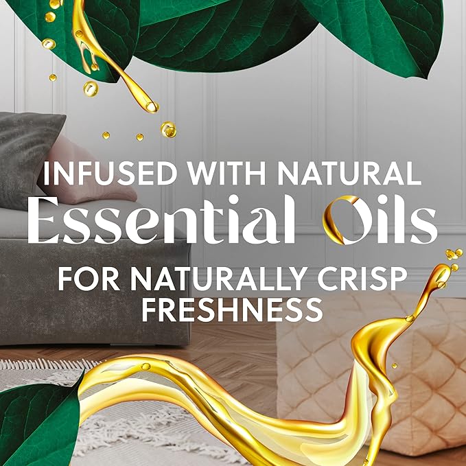 Air Wick Plug in Scented Oil Starter Kit, 2 Warmers + 6 Refills, Fresh Linen, Same Familiar Smell of Fresh Laundry, Eco Friendly, Essential Oils, Air Freshener