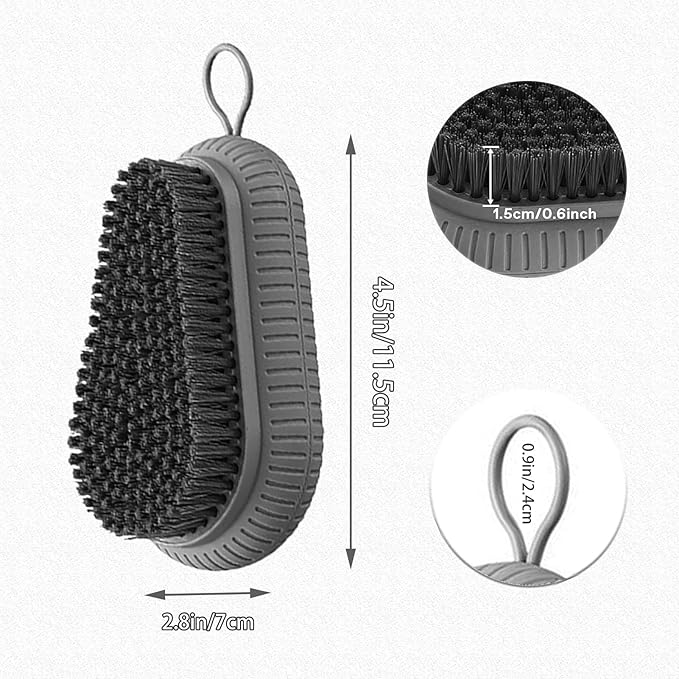 Cleaning Scrub Brush for Laundry Carpet - Carpet Cleaning Brush, Laundry Brush for Stains on Clothes, Scrub Brushes for Cleaning, Laundry Scrub Brushes for Clean Carpet,Clothes,Shoes,Tile etc. 2 Pack