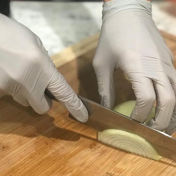 Disposable Gloves - Food Safe, Lite Duty Nitrile Gloves, Lite & Tough, (250 Count)