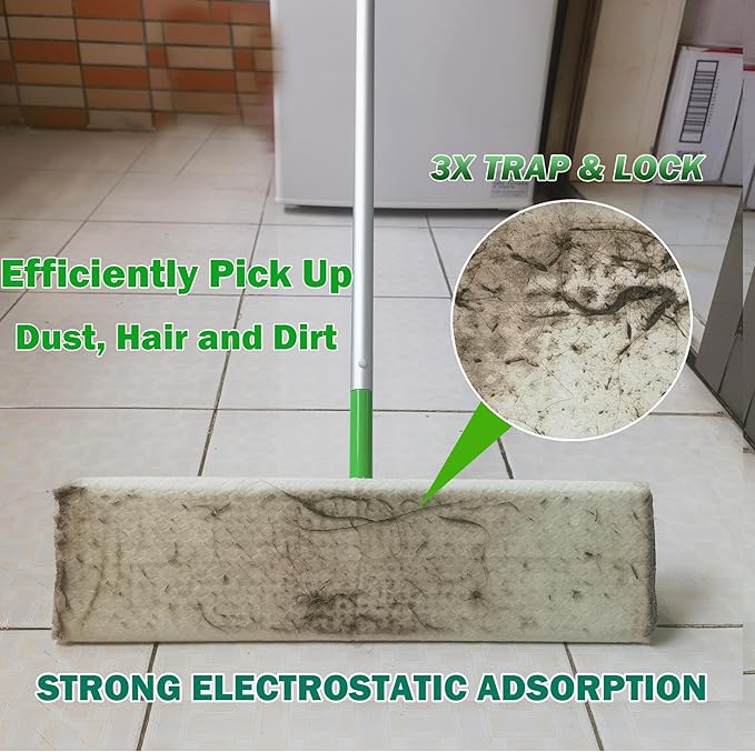 XL Dry Sweeping Cloths, XL Dry Pad Refills for Swiffer Sweeper XL Mop, X-Large Disposable Sweeping Cloths Multi Surface Floor Mop Pad Refills for Floor Cleaning, 50 Count