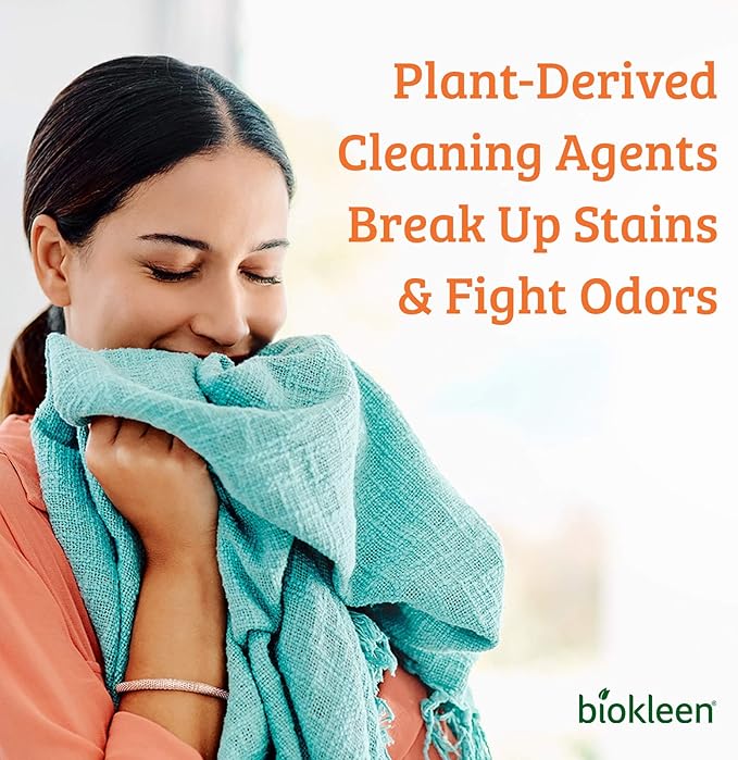 Biokleen Sport Laundry Detergent – 128 HE Loads - Liquid, Concentrated, Eco-Friendly, Non-Toxic, Plant-Based, No Artificial Fragrance, Colors or Preservatives, Sports