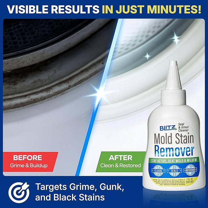 Heavy Duty Gel Cleaner – Thick Gel Formula for Bathrooms, Showers, Washing Machines, Grime, Grunk and Tiles – Targets Tough Stains and Odors – No Harsh Scrubbing Required – Easy to Apply