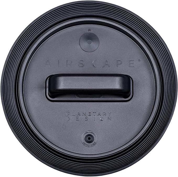 Airscape Bucket Insert Airtight Lid - Bulk Dry Storage - Unique Nitro Flush Port and Degassing Valve for Versatility - Preserve Food Freshness - Fits Most 3, 5, and 7 Gallon Buckets - Single