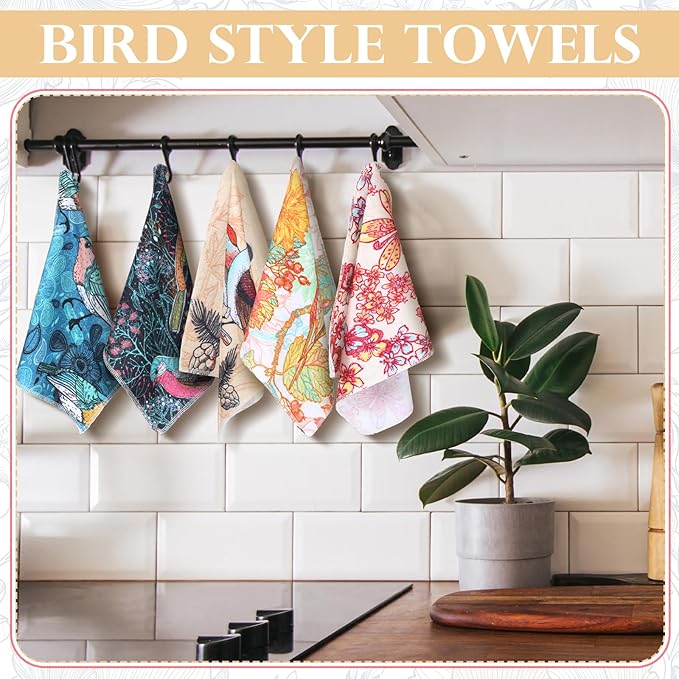 36 Pack Reusable Cleaning Cloths Washable Cotton Kitchen Towels for Home