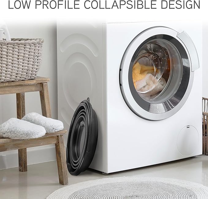 SIMPLEMADE Collapsible Bucket Cleaning Set - Includes 2 Foldable Buckets, Spray Bottle, Rag, Scrubbing Brush and Sponge - Holds Up to 10 liters, Easy Storage, All-Purpose Cleaning Solution