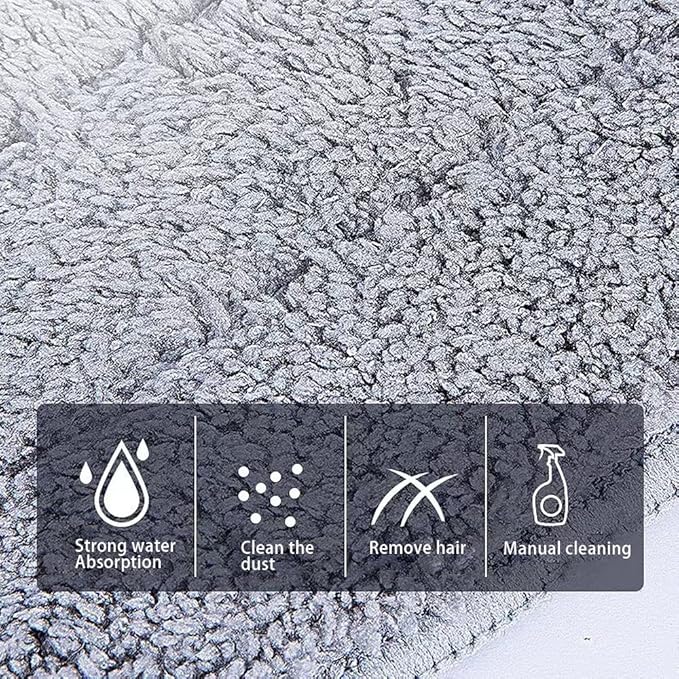 Mop Pads 32 inch Replacement 6 Pack mop Head Replacement Refills Washable Microfiber Pads Commercial Reusable Refill Fit for Most Flat Mop Frame