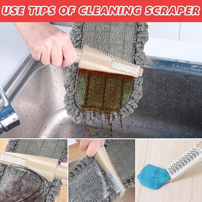 HOMTOYOU Dust Mop for Hardwood Floors: Microfiber Spray Mop for Cleaning Laminate Wood Tile Home Kitchen - 3 Washable Reusable Pads & 1Pcs 400+ML Refillable Bottle