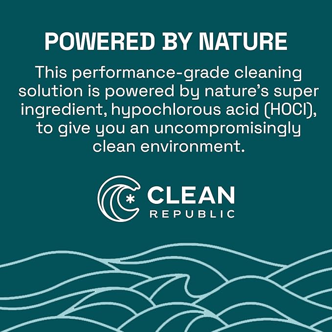 Clean Republic All-Purpose Cleaner, Daily Use Cleaning Spray for Kitchens, Bathrooms, and More, 32 Fluid Ounce Bottle, 12-Pack