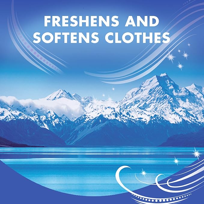 ARM & HAMMER Fabric Softener Sheets, 100 sheets, Purifying Waters (Pack of 2)