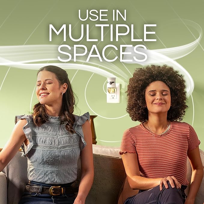 Air Wick Plug In Advanced Scented Oil,Winter Woods + Frosted Ivy,Air Fresheners for Home Long Lasting,Home Room Fresheners,Air Freshener Plug In, House Essentials for Small Spaces + Large Spaces,5 ct