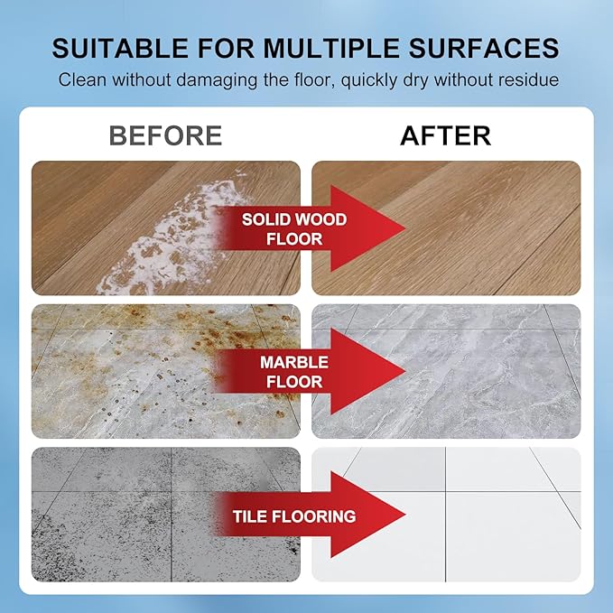 4pcs Floor Cleaning Solution Compatible With Tineco Cleaning Solution, Deep Clean For Floors, Child And Pet Friendly, Dissolve Grease And Stubborn Dirt, Suitable with Tineco All Vacuum Mops