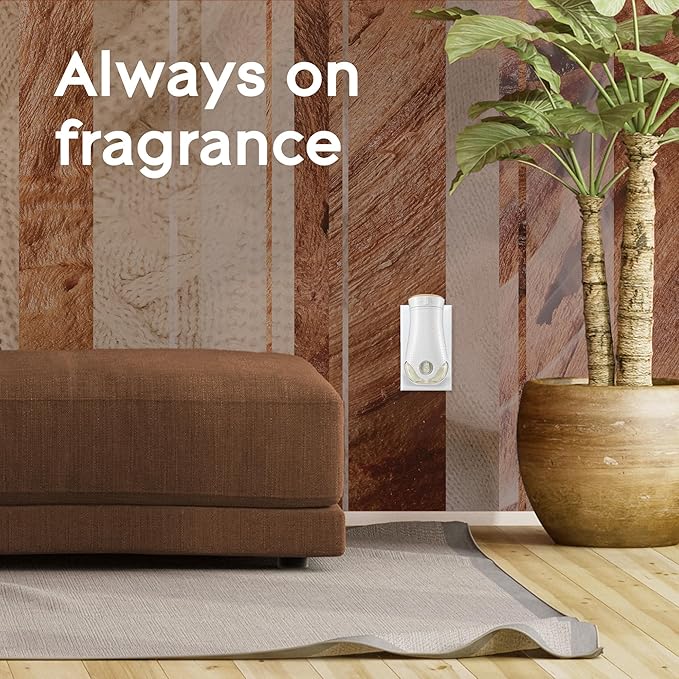 Glade PlugIns Refills Air Freshener, Scented and Essential Oils for Home and Bathroom, Cashmere Woods, 6.7 Fl Oz, 10 Count (Packaging May Vary)