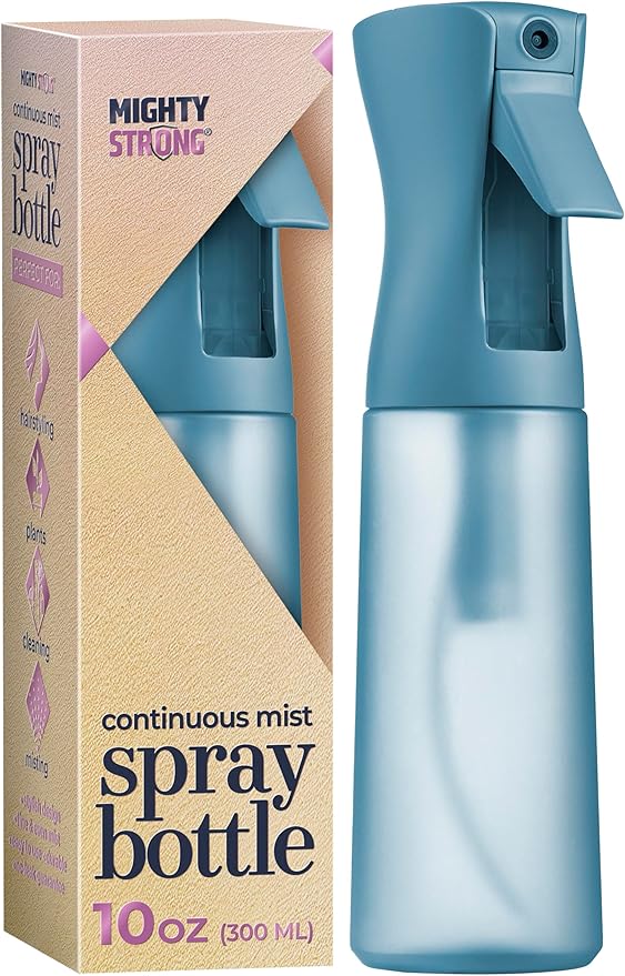 10 OZ Continuous Spray Bottles - Ultra Fine Mist Sprayer | Water Spray Bottle For Hair Stuff, Mister Spray Bottle For Plants Mister | Hair Spray Bottles For Hairstyling, Cleaning, Salons