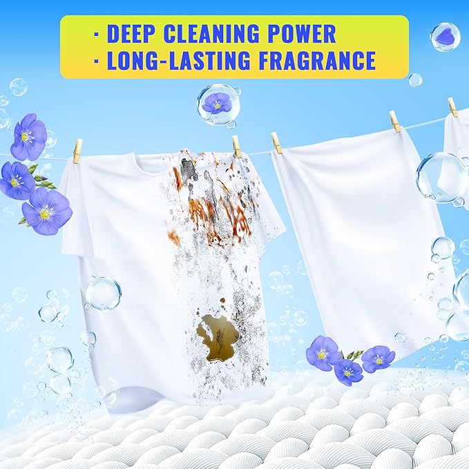 FIXSMITH Laundry Detergent Sheets - 160 Loads (80 Sheets) Fresh Linen Scent - Hypoallergenic,Eco Friendly Laundry Detergent Strips Ultra-Concentrated Travel Detergent Sheets.Plastic-Free,Liquidless.