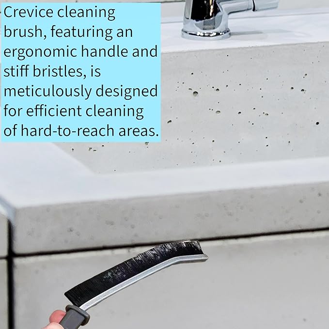 Elkanah Cleaning Brushes for Household use Small Cleaning Brushes for Small Spaces Sink Bathroom Deep Cleaning Supplies Set of 10