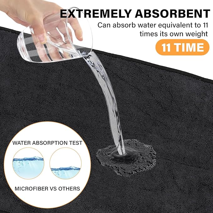 Shiny Bath Wipes Cleaning Cloths,5pcs Shiny Bath Drying Towels,Shower Doors Drying Towels,12*10” Streak Free Glass Window Car Mirror Super Absorben Microfiber Cleaning Cloths Cleaner(5pcs grey12*10”)