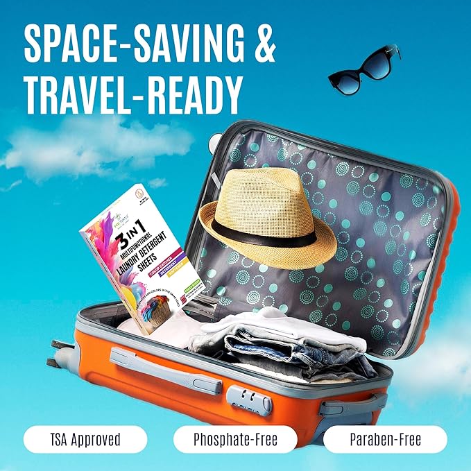 Bundle: Laundry Detergent Sheets & 3-in-1 Laundry Detergent, Fabric Softener, Color Catcher Sheets, Plastic Jug-Free, Easy-to-Use, Eco-Friendly, Laundry Washing Concentrated Liquidless Laundry Soap