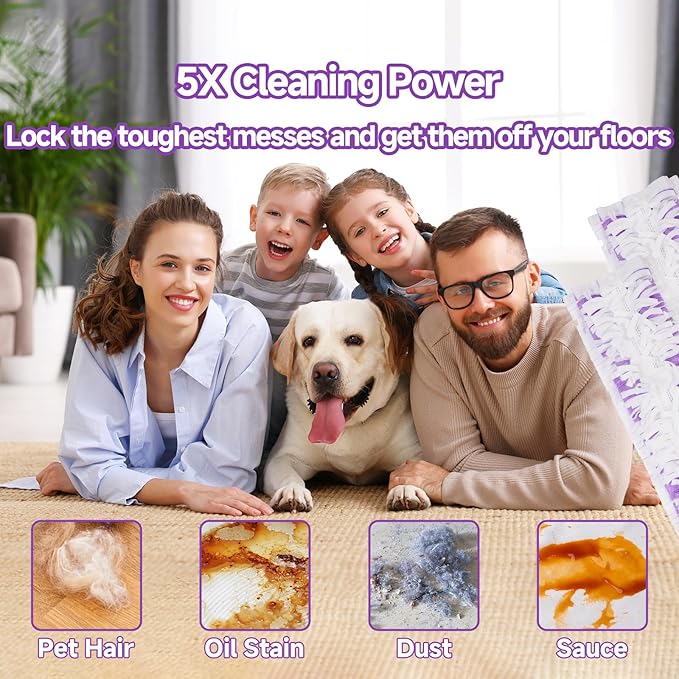 Disposable Power Mop Refills Pads Compatible with Swiffer Power Mop,Multi-Surface Replacement Mopping Pads Refills for All Finished Floors,30 Count