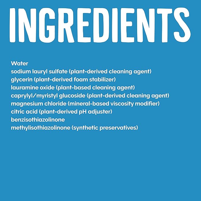 Seventh Generation Dish Soap Liquid, Fragrance Free, 19 oz. (Pack of 6, 36 Count Total)