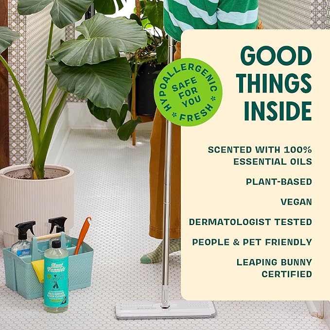 Aunt Fannie's Multi-Surface Vinegar Cleaning Kit: All Purpose Spray, Wipes, and Floor Cleaner (Eucalyptus, Cleaning Bundle)