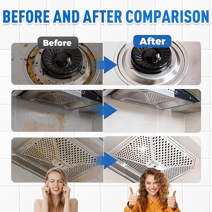 Multifunctional Powerful Spray Kitchen Foam Cleaner, 2025 New Multi-Purpose Cleaning Spray, Easy-To-Use Grease Remover For Kitchen, Fast-Acting Tile Cleaner For Families (1)