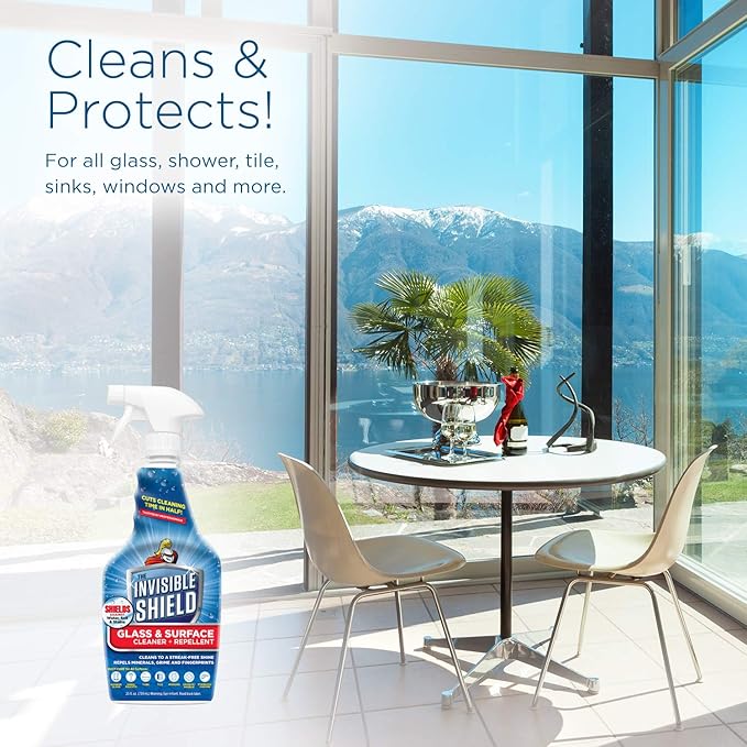 Invisible Shield Glass & Surface Cleaner and Repellent 32 fl. oz. Cleans and Protects against future dirt on multi surfaces by UNELKO- Clean-X (2)